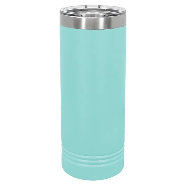 Laser-engraved insulated skinny tumbler. Comes with a lid.... from ASI 45795 Colorguppy Printing