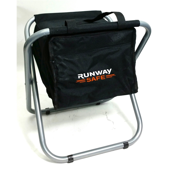 Stool with cooler holds 18 cans, portable with carry straps.... from ASI 34046 Allcasion Travelware Co