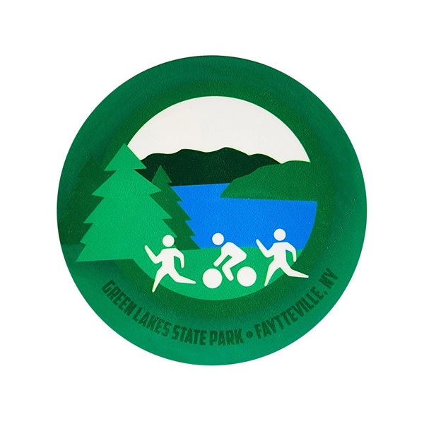 Fiberglass reinforced plastic one side full color dye sub printed coasters... from ASI 90160 Suntex Industries