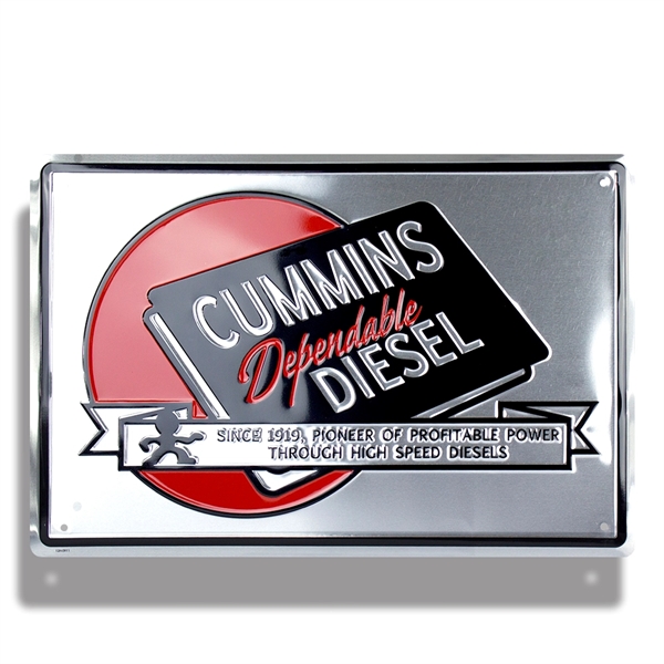 12" x 18" embossed sign made of recycled aluminum with two... from ASI 50120 Dixie Seal & Stamp Co Inc / Dixiline