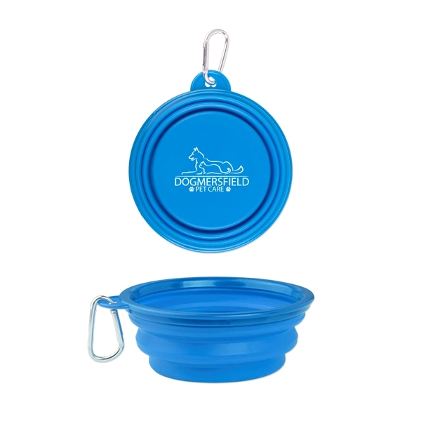 12 oz. silicone drink bowl for dogs with a collapsible design.... from ASI 98360 WOWLine / WOWLine®