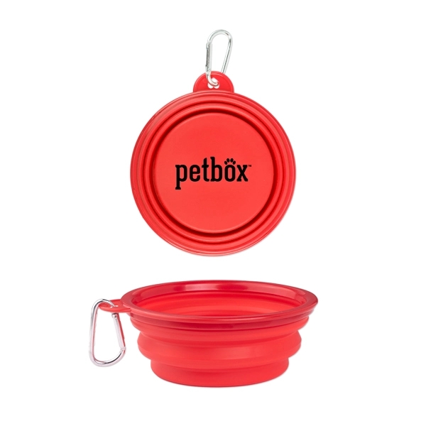 12 oz. silicone drink bowl for dogs with a collapsible design.... from ASI 98360 WOWLine / WOWLine®