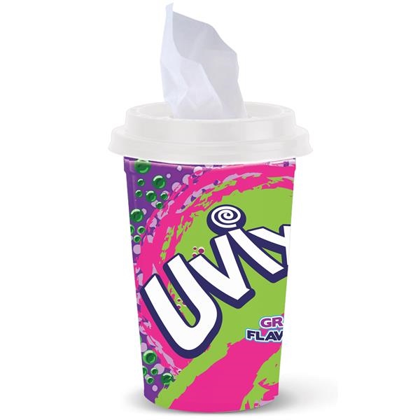 40 Facial Tissues In A Plastic To-Go Cup... from ASI 61966 HPG / Mixie
