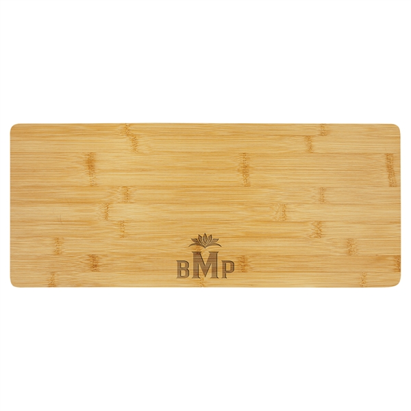 Bamboo Charcuterie Board/Cutting Board 19 3/4" x 8",  perfect size... from ASI 72657 Active Life Promo / Apres Ski Ingrain Promo