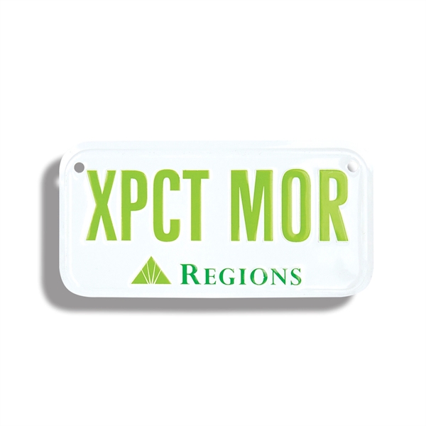 3" x 6" embossed aluminum bicycle plate with two holes.... from ASI 50120 Dixie Seal & Stamp Co Inc / Dixiline