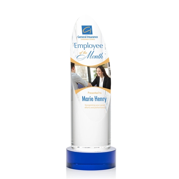 Lauder VividPrint™ Award on Base - Blue... from ASI 84592 St Regis Group / St Regis