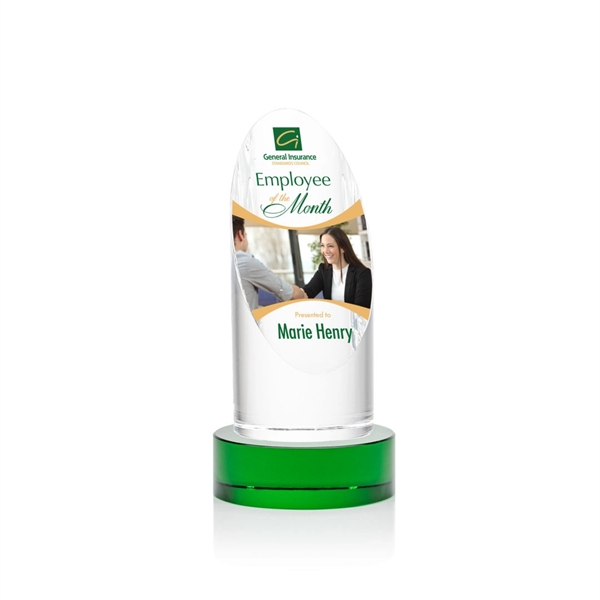 Lauder VividPrint™ Award on Base - Green... from ASI 84592 St Regis Group / St Regis