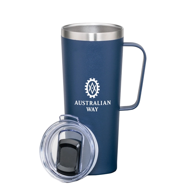 The 28oz double wall stainless steel Ordesa Mug features a sliding... from ASI 84592 St Regis Group