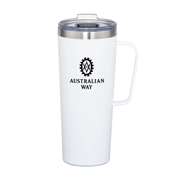 The 28oz double wall stainless steel Ordesa Mug features a sliding... from ASI 84592 St Regis Group