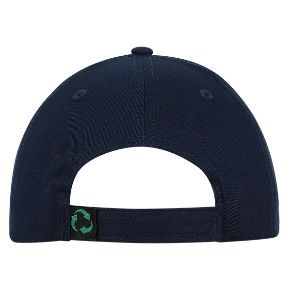 6-Panel unstructured unwashed recycled cotton cap.... from ASI 80129 Quake City Caps