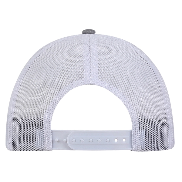 High profile, structured, 6-panel, 100% cotton Trucker Cap with White Mesh.... from ASI 80129 Quake City Caps