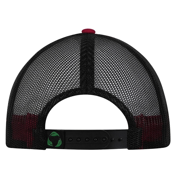 Low profile unstructured laundered organic cotton with trucker mesh cap.... from ASI 80129 Quake City Caps