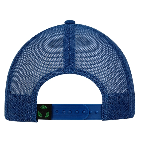 Low profile unstructured laundered organic cotton with trucker mesh cap.... from ASI 80129 Quake City Caps