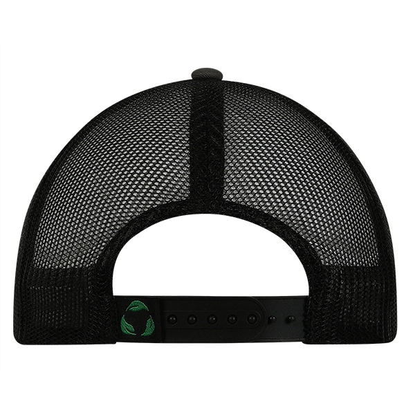 Low profile unstructured laundered organic cotton with trucker mesh cap.... from ASI 80129 Quake City Caps