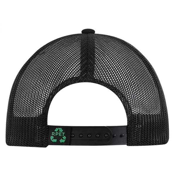 Polyester made deluxe RPET brushed twill with trucker mesh cap.... from ASI 80129 Quake City Caps