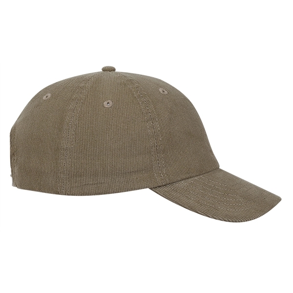 Low profile unstructured corduroy cap.... from ASI 80129 Quake City Caps