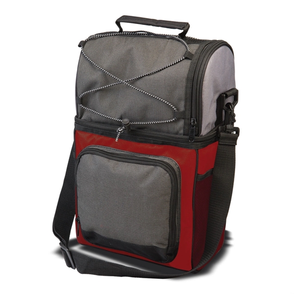 Cooler with insulated compartments and multiple pockets.... from ASI 84592 St Regis Group