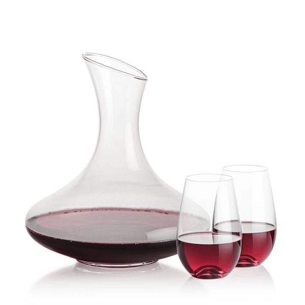The large 50oz capacity Lead-Free Crystalline Innisfil Carafe is paired with... from ASI 84592 St Regis Group