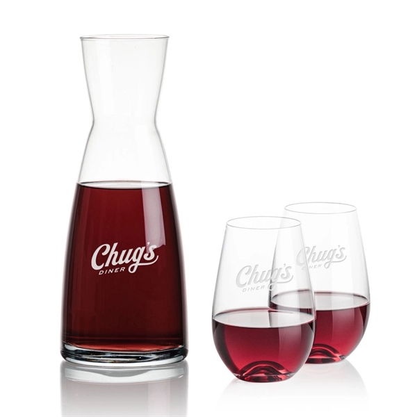 The Winchester Carafe & Boston Stemless Wine is a brilliant set... from ASI 84592 St Regis Group