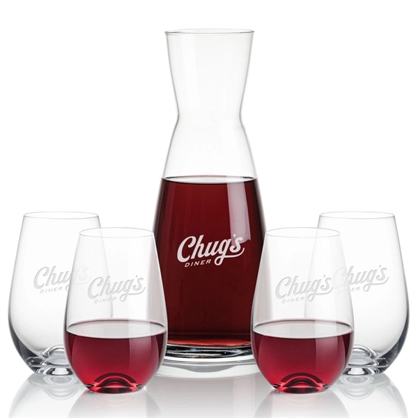 The Winchester Carafe & Boston Stemless Wine is a brilliant set... from ASI 84592 St Regis Group