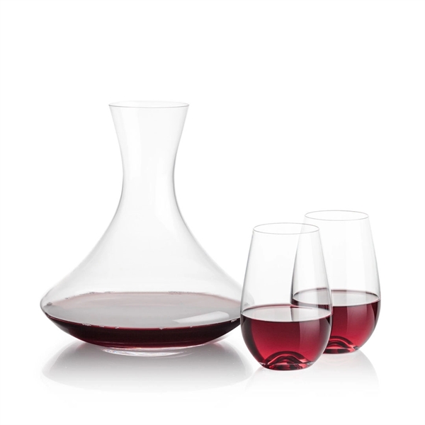 Lead free crystal 48oz. carafe with 2 or 4 wine glasses.... from ASI 84592 St Regis Group