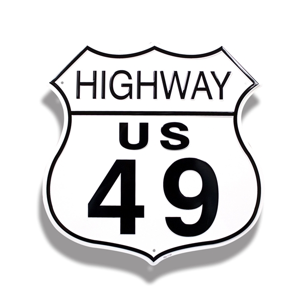 11.5" x 11.5" shield-shaped sign made from recycled aluminum.... from ASI 50120 Dixie Seal & Stamp Co Inc / Dixiline