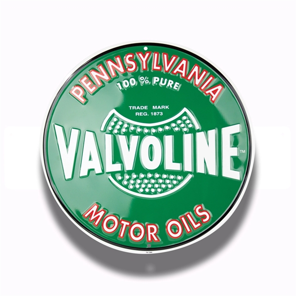 16" circular sign made from recycled aluminum with two holes for... from ASI 50120 Dixie Seal & Stamp Co Inc / Dixiline