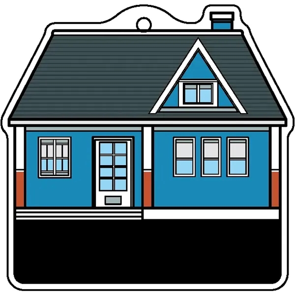 House shaped acrylic keychain with 1" split ring and customization.... from ASI 72521 Morris Magnets / Laser Cuts