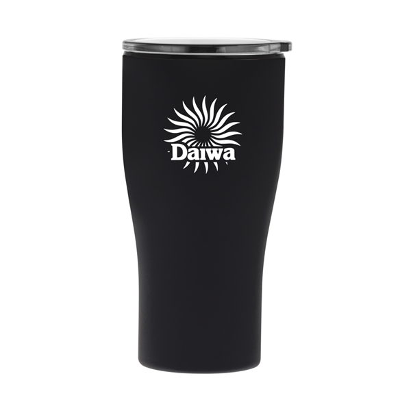 Piccolo Collection 20-ounce stainless steel tumbler with black interior liner and... from ASI 71920 Moderne Glass Company Inc / Glass America®