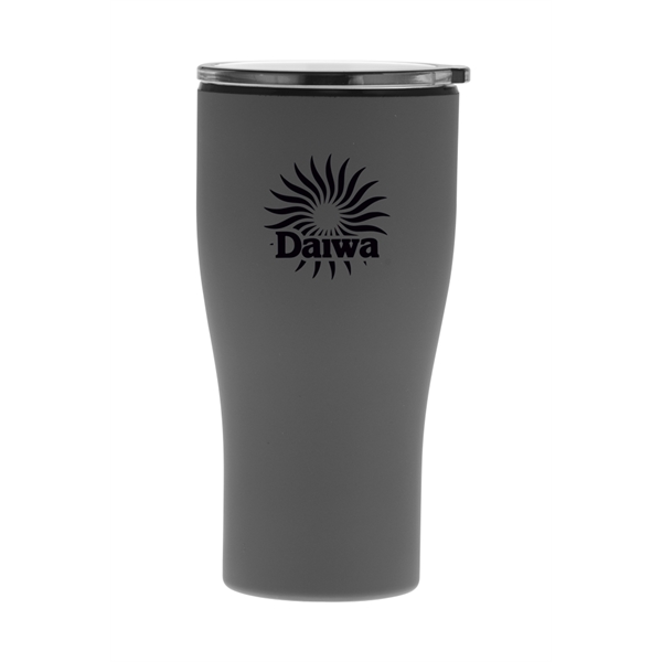 Piccolo Collection 20-ounce stainless steel tumbler with black interior liner and... from ASI 71920 Moderne Glass Company Inc / Glass America®