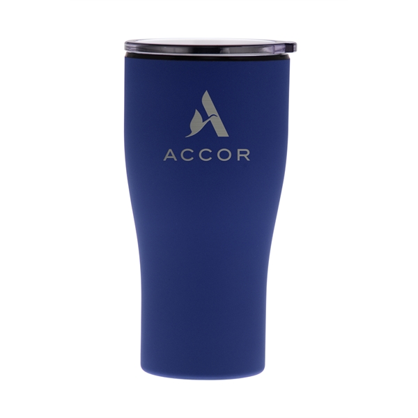 Piccolo Collection 20-ounce stainless steel tumbler with black interior liner and... from ASI 71920 Moderne Glass Company Inc / Glass America®