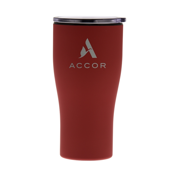 Piccolo Collection 20-ounce stainless steel tumbler with black interior liner and... from ASI 71920 Moderne Glass Company Inc / Glass America®