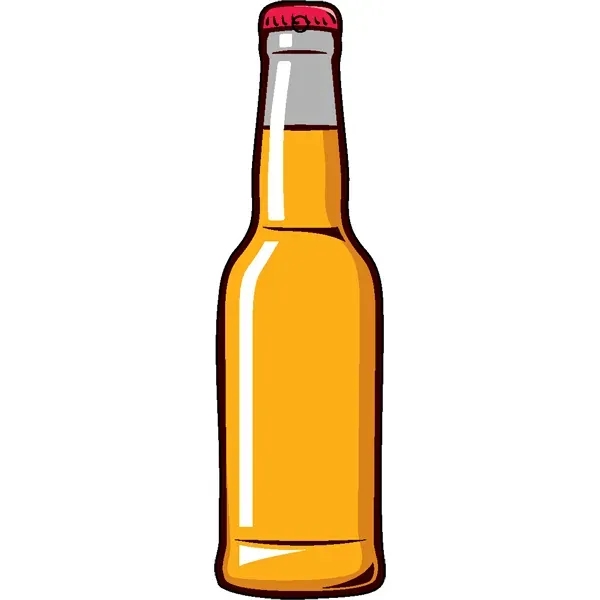 Bottle shaped acrylic keychain with 1" split ring and customization.... from ASI 72521 Morris Magnets / Laser Cuts