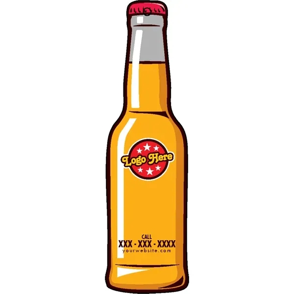 Bottle shaped acrylic keychain with 1" split ring and customization.... from ASI 72521 Morris Magnets / Laser Cuts