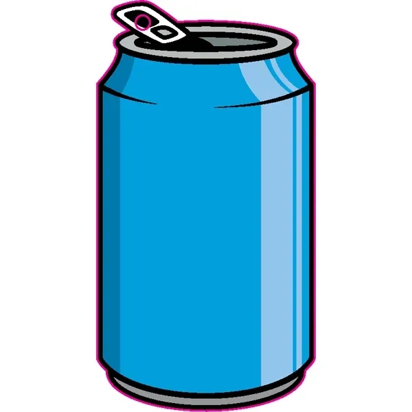 Can shaped acrylic keychain with 1" split ring and customization.... from ASI 72521 Morris Magnets / Laser Cuts