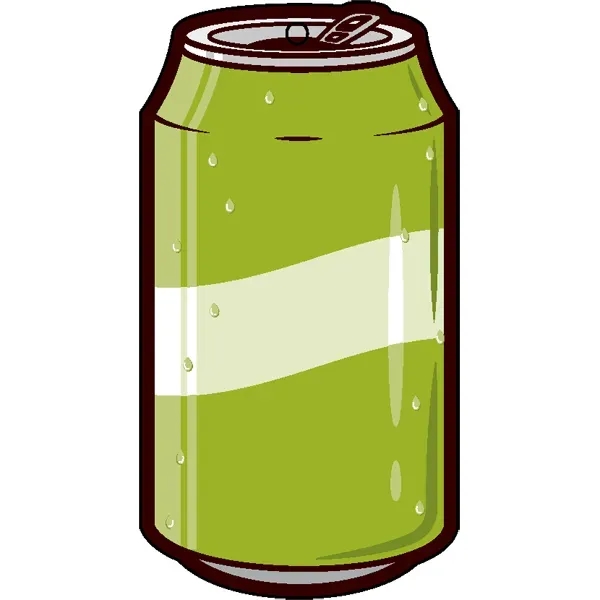 Can shaped acrylic keychain with 1" split ring and customization.... from ASI 72521 Morris Magnets / Laser Cuts