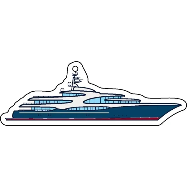 Ship shaped acrylic keychain with 1" split ring and customization.... from ASI 72521 Morris Magnets / Laser Cuts