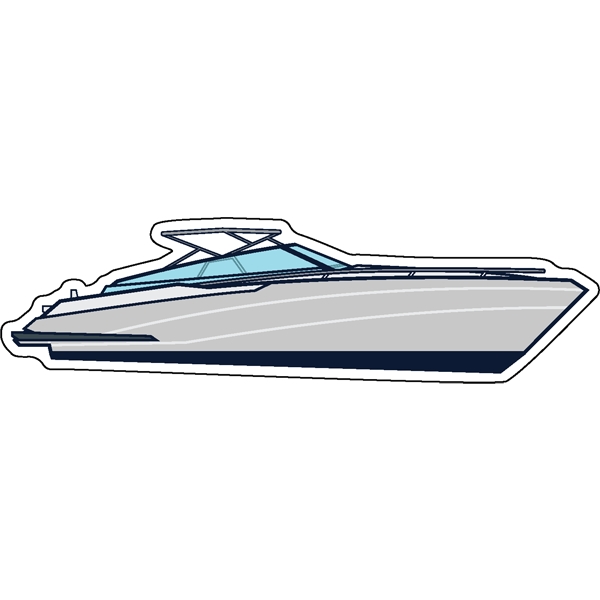 Boat shaped magnet made of acrylic with 1/4" thickness and multiple... from ASI 72521 Morris Magnets / Laser Cuts