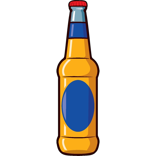 1/4" thick acrylic magnet with bottle stock shape and full color... from ASI 72521 Morris Magnets / Laser Cuts