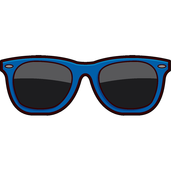 1/4" thick acrylic magnets with eyeglass/sunglasses stock shape and full color... from ASI 72521 Morris Magnets / Laser Cuts