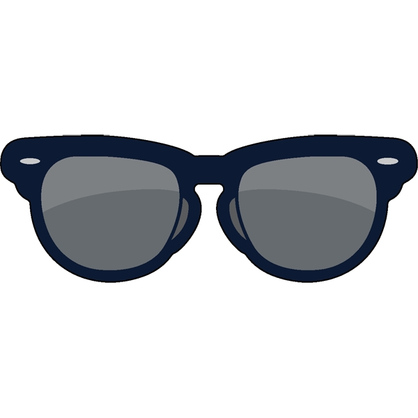 1/4" thick acrylic magnets with eyeglass/sunglasses stock shape and full color... from ASI 72521 Morris Magnets / Laser Cuts