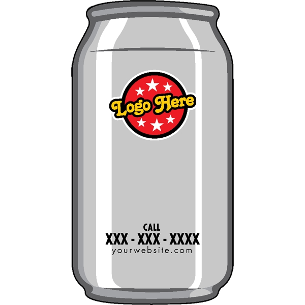 Can shaped acrylic magnets with 1/4" thickness and full color imprinting;... from ASI 72521 Morris Magnets / Laser Cuts