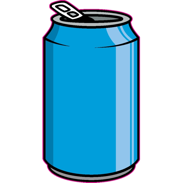 Can shaped acrylic magnets with 1/4" thickness and full color imprinting;... from ASI 72521 Morris Magnets / Laser Cuts