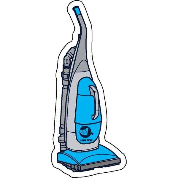 1/4" thick acrylic magnet with vacuum cleaner stock shape and full... from ASI 72521 Morris Magnets / Laser Cuts