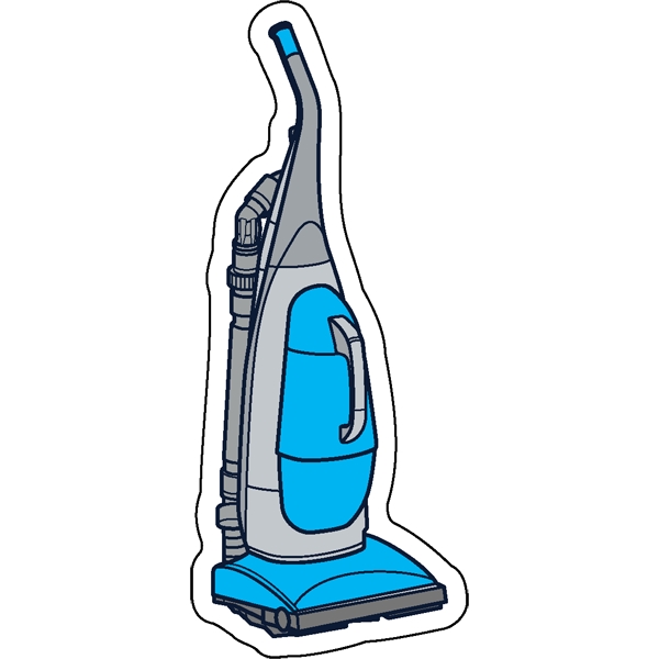 1/4" thick acrylic magnet with vacuum cleaner stock shape and full... from ASI 72521 Morris Magnets / Laser Cuts