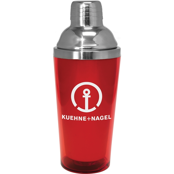 Double-wall stainless steel 16-ounce Martini shaker in assorted colors with lid.... from ASI 71920 Moderne Glass Company Inc / Glass America®