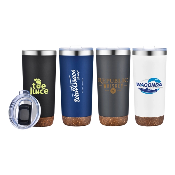 22 oz Cork Bottom Stainless Steel Tumbler... from ASI 31517 Admart Products