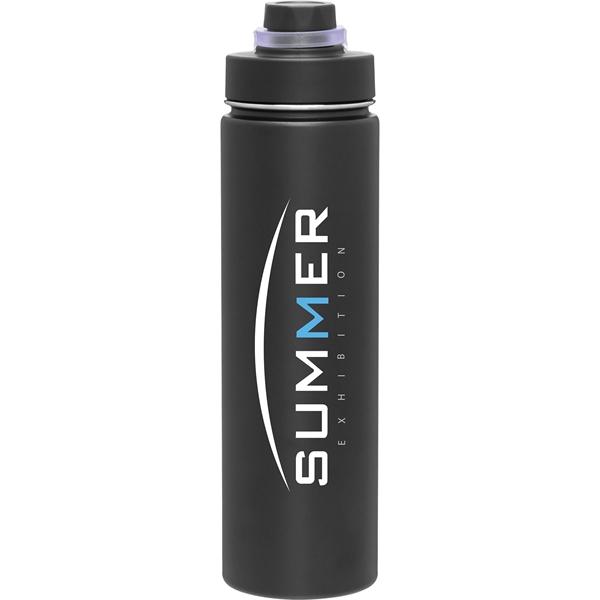 24 oz powder coated double wall 18/8 stainless steel thermal tumbler... from ASI 51197 ETS Express, LLC