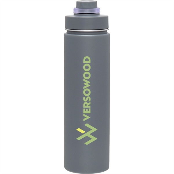 24 oz powder coated double wall 18/8 stainless steel thermal tumbler... from ASI 51197 ETS Express, LLC