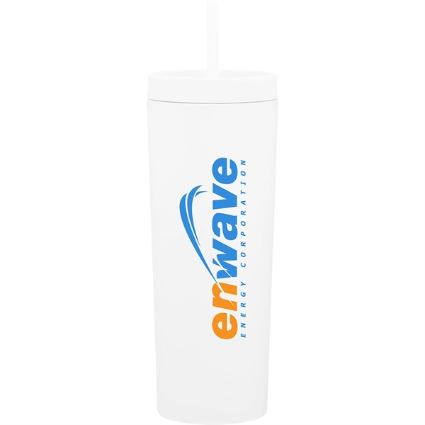 17 oz double wall acrylic plastic tumbler with threaded lid, soft... from ASI 51197 ETS Express, LLC
